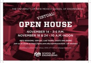 UNM Virtual OPEN House